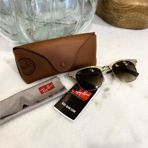 Ray-Ban Clubmaster Aluminum Sunglasses